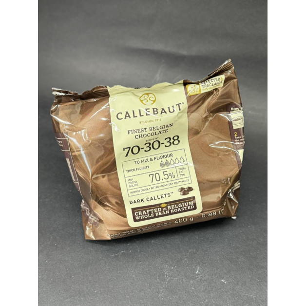 шоколад Callebaut чорний 70,5% 400 грам