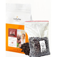 шоколад Veliche чорний 64% 0.5 кг