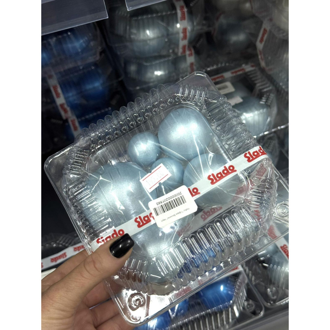 Набір "Сфери блакитні" перл.