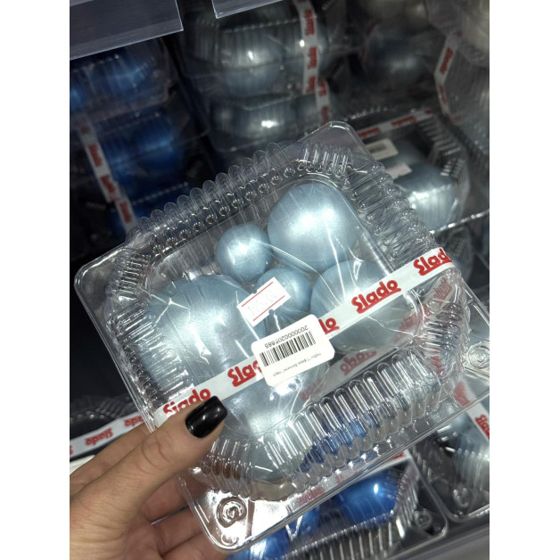 Набір "Сфери блакитні" перл.