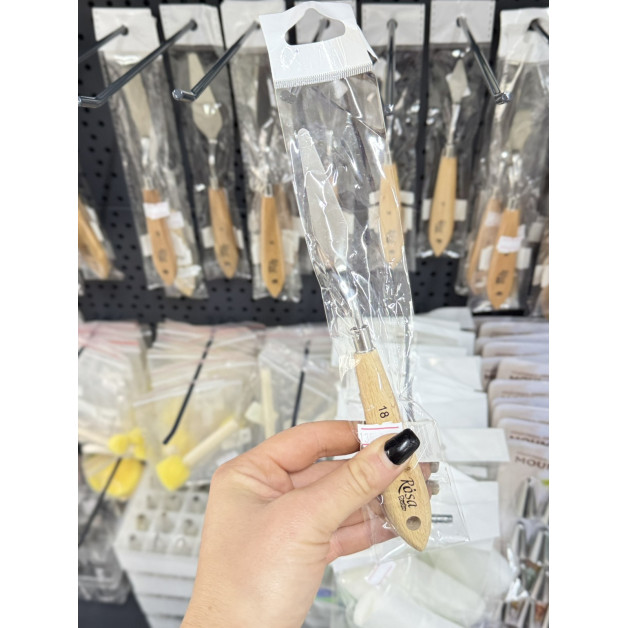 Шпатель металевий для айсінгу № 18