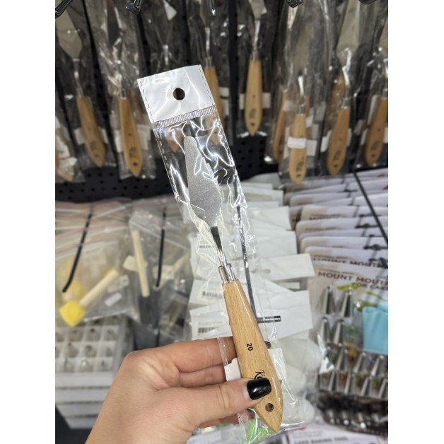 Шпатель металевий для айсінгу № 20