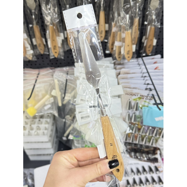 Шпатель металевий для айсінгу № 23