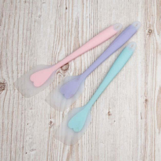 Силіконова лопатка суцільна (сердечко)