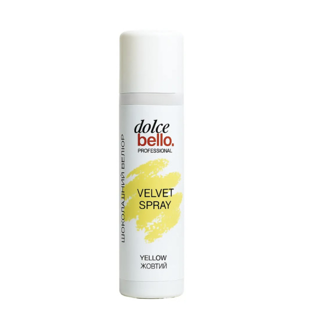 Шоколадний велюр dolce bello жовтий 100 мл