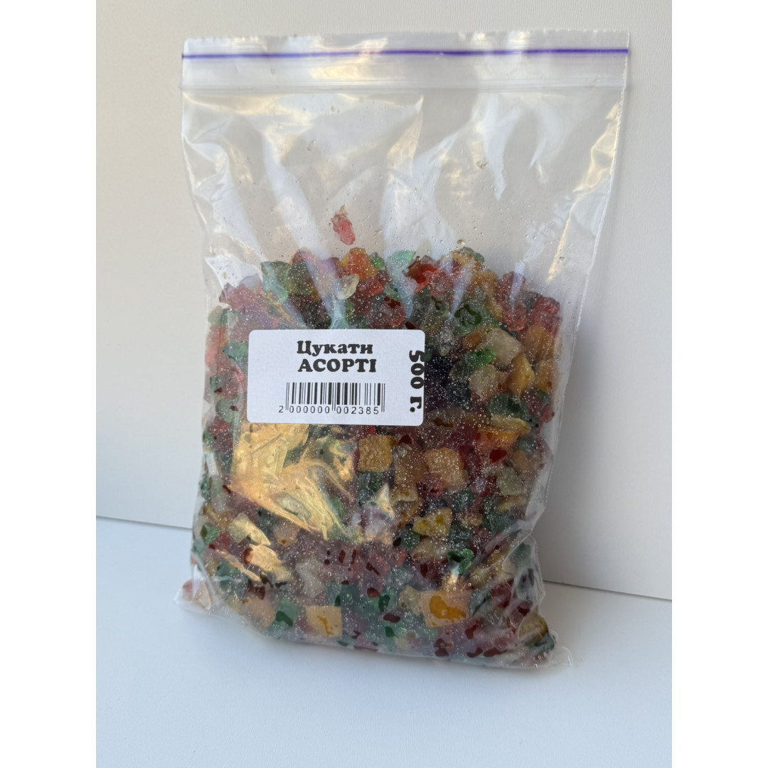цукати асорті 0,5 кг