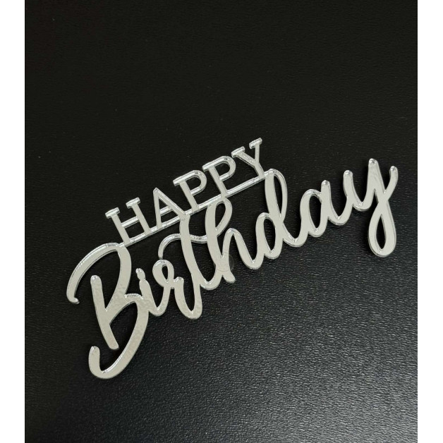 Топер пластик 90-№4(Срібло)