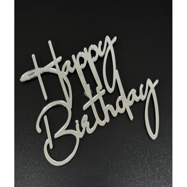 Топер пластик 90-№5( Срібло)