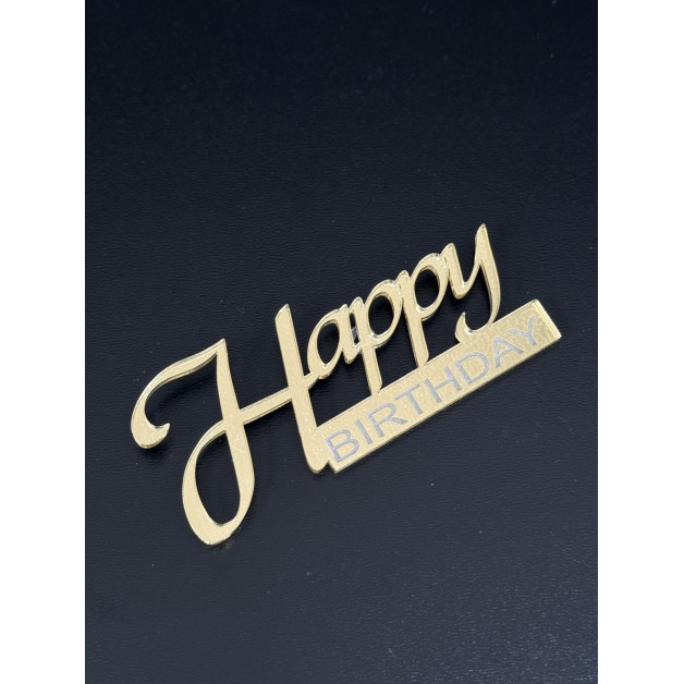 Топер пластик 90-№14(Золото)