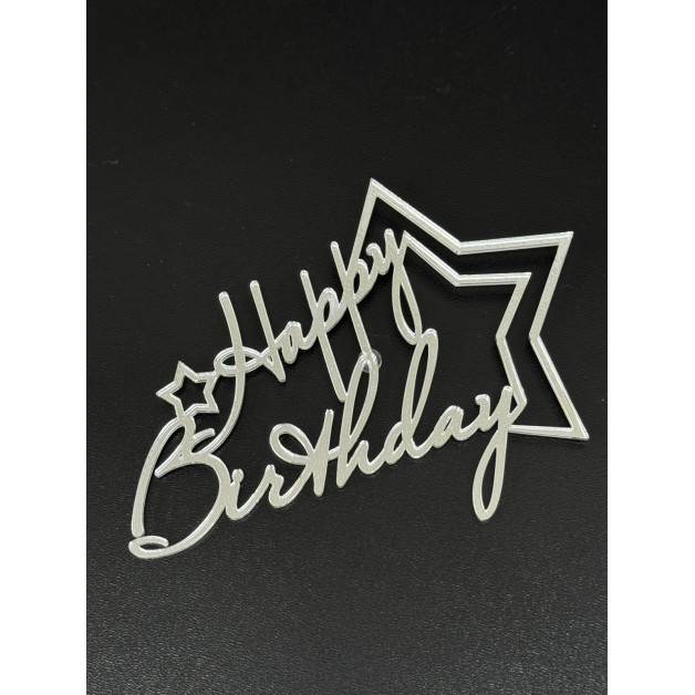 Топер пластик 90-№6(Срібло)