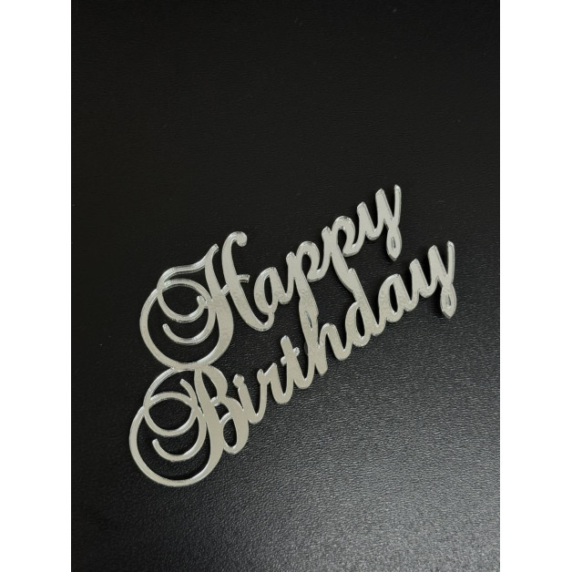 Топер пластик 90-№7(Срібло)