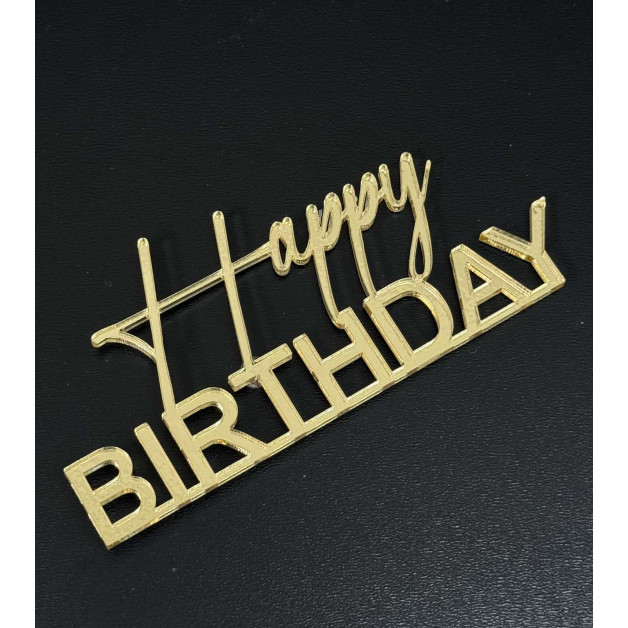 Топер пластик 90-№8(Золото)