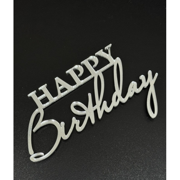 Топер пластик 90-№9(Срібло)