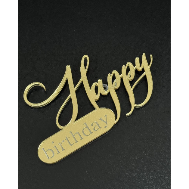 Топер пластик 90-№12(Золото)