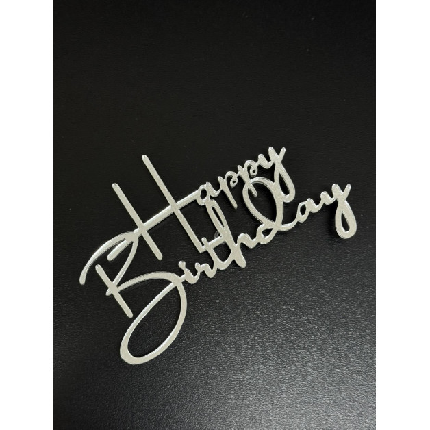 Топер пластик 90-№13(Срібло)