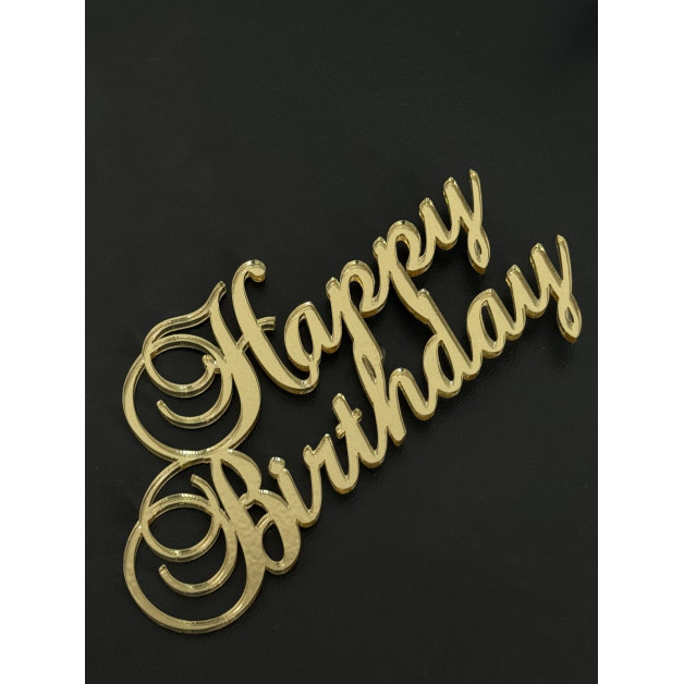 Топер пластик 90-№7(Золото)