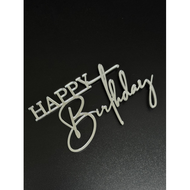 Топер пластик 90-№3(Срібло)