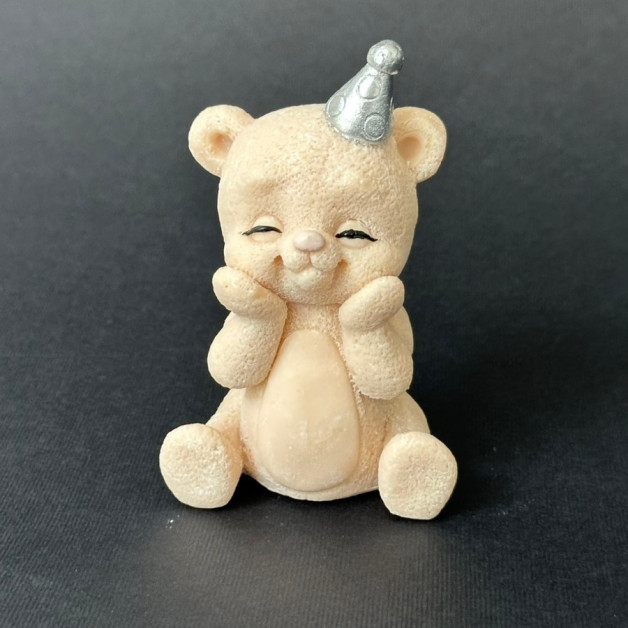 Кондитерська прикраса ведмедик №1 висота 9 см (Наявність кольору уточнюйте в коментарі!!!)