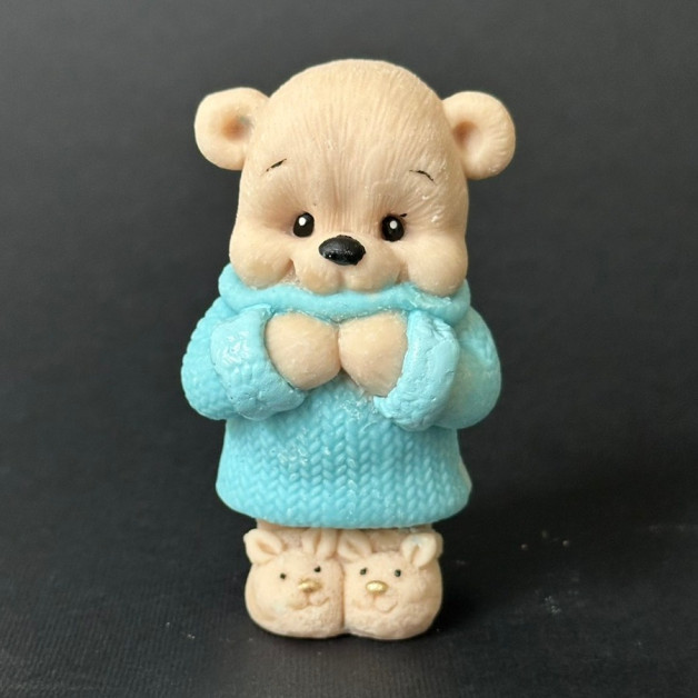 Кондитерська прикраса ведмедик №11 висота 8 см (Наявність кольору уточнюйте в коментарі!!!)