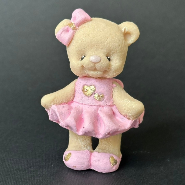 Кондитерська прикраса ведмедик №12 висота 8,5 см (Наявність кольору уточнюйте в коментарі!!!)