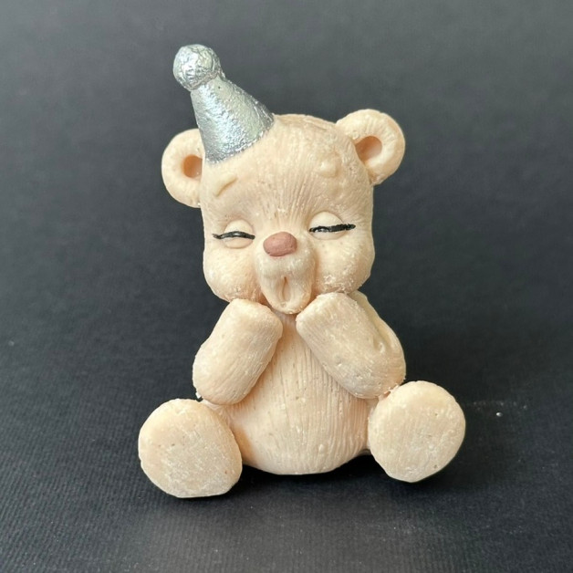 Кондитерська прикраса ведмедик №9 висота 7,5 см (Наявність кольору уточнюйте в коментарі!!!)