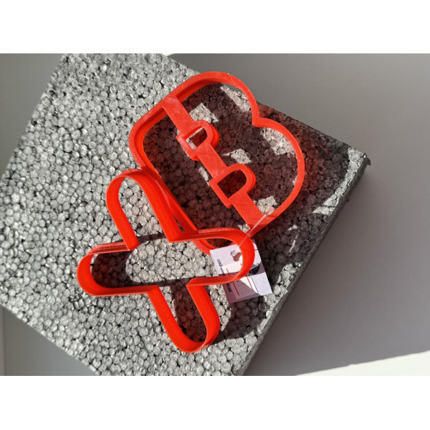 Вирубка Х і В  8 см