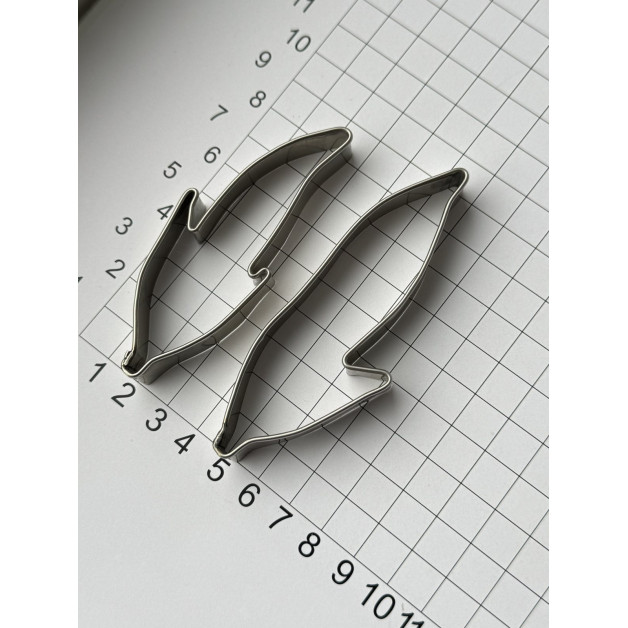 Вирубка метал піон листки бокові 2 шт