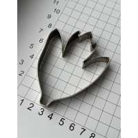 Вирубка метал піон листок центральний