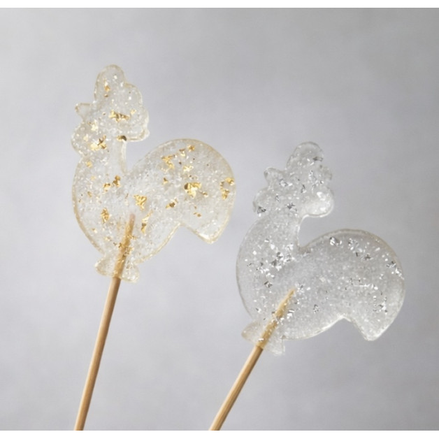 Льодяник ізомальт ПІВНИК-Уточняйте золото/срібло 