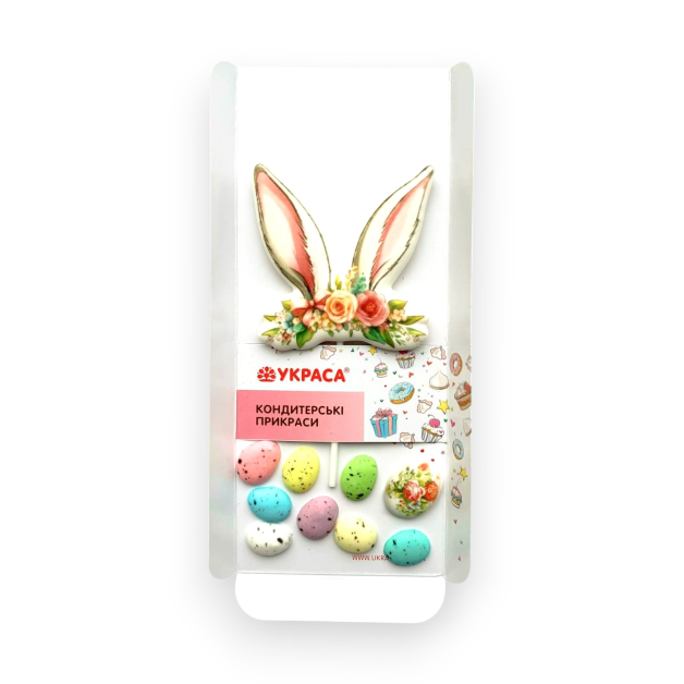 Набір " Вушка зайчика з декором "