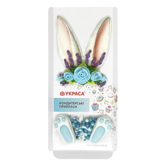 Набір " Вушка зайчика з посипкою "