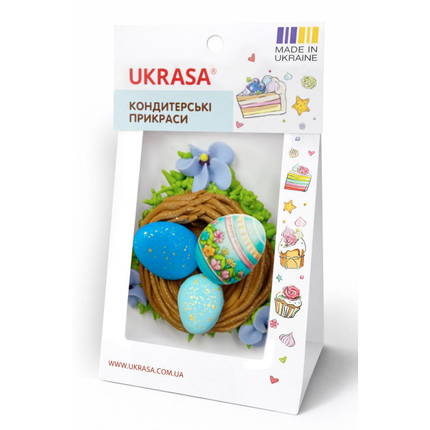 Набір "Великоднє гніздечко оздоблене писанками"