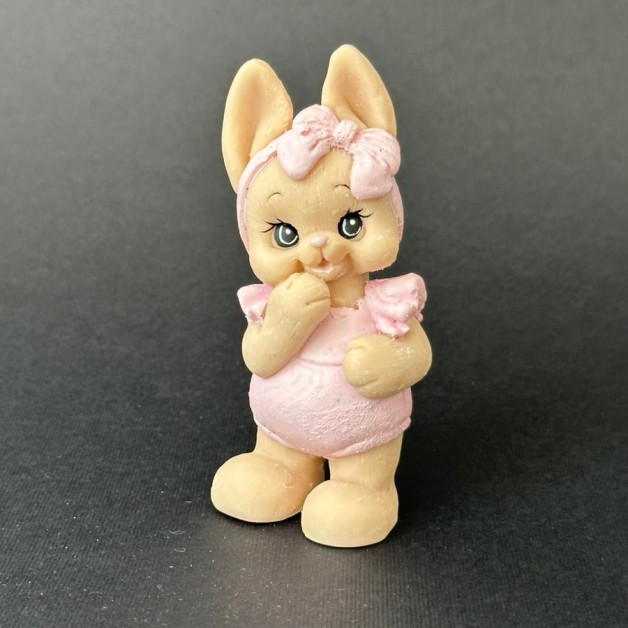 Кондитерська прикраса зайчик №5 висота 10 см (Наявність кольору уточнюйте в коментарі!!!)