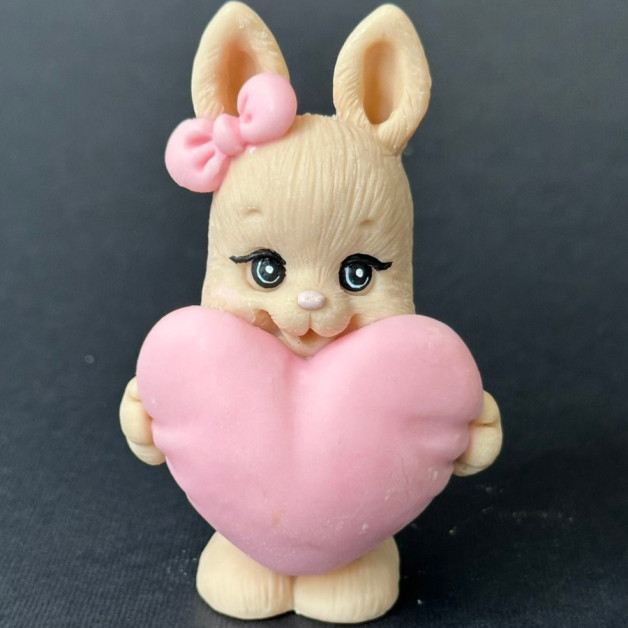 Кондитерська прикраса зайчик №8висота 8,5 см (Наявність кольору уточнюйте в коментарі!!!)