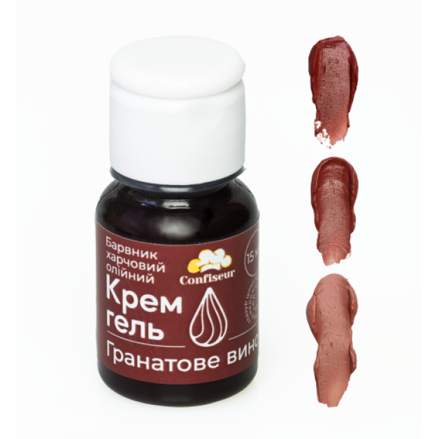 Барвник крем-гель confiseur Гранатове вино (олійний)