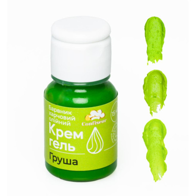 Барвник крем-гель confiseur Груша (олійний)