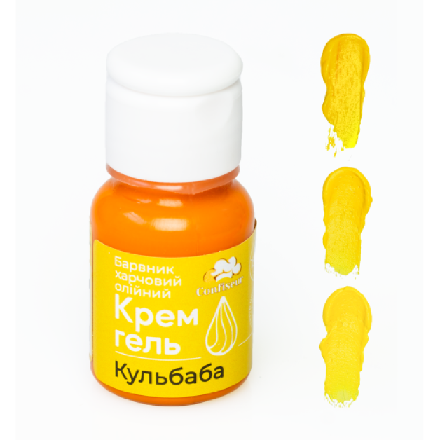 Барвник крем-гель confiseur Кульбаба (олійний)