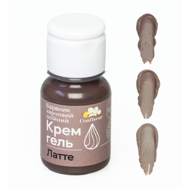 Барвник крем-гель confiseur Латте (олійний)