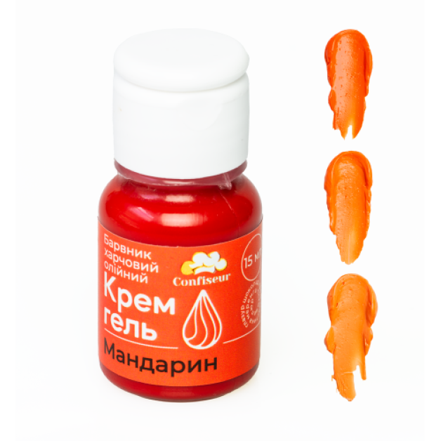 Барвник крем-гель confiseur Мандарин (олійний)