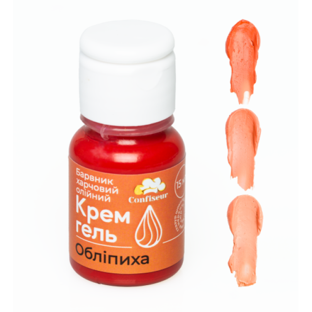 Барвник крем-гель confiseur Обліпиха (олійний)
