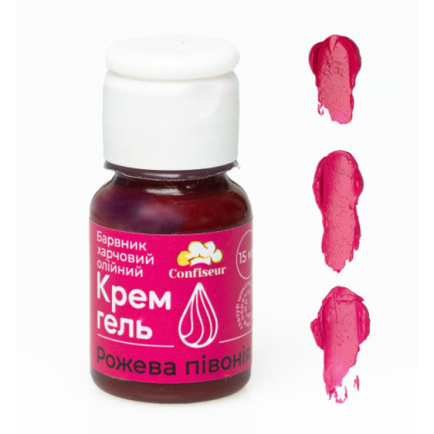 Барвник крем-гель confiseur Рожева півонія (олійний)