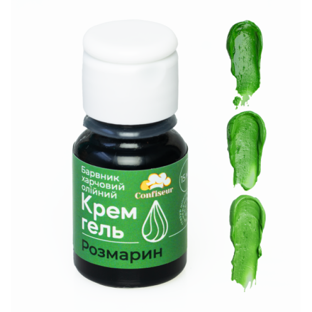 Барвник крем-гель confiseur Розмарин (олійний)