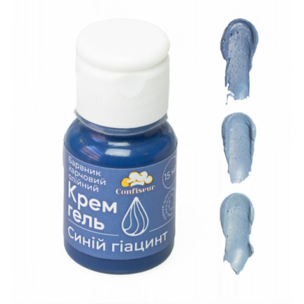 Барвник крем-гель confiseur Синій гіацинт (олійний)