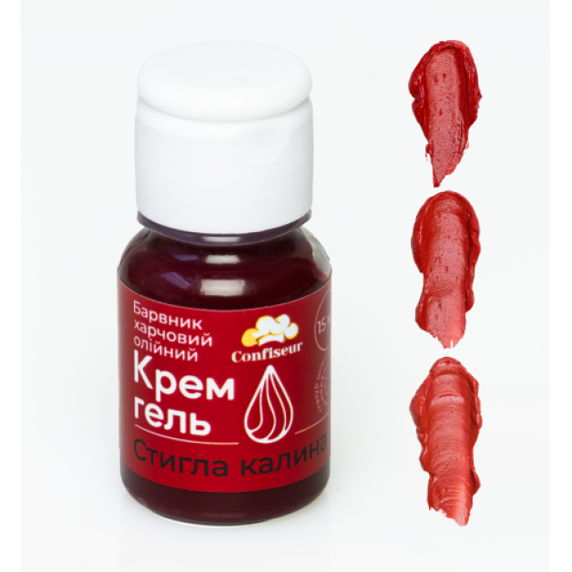 Барвник крем-гель confiseur Стигла калина (олійний)