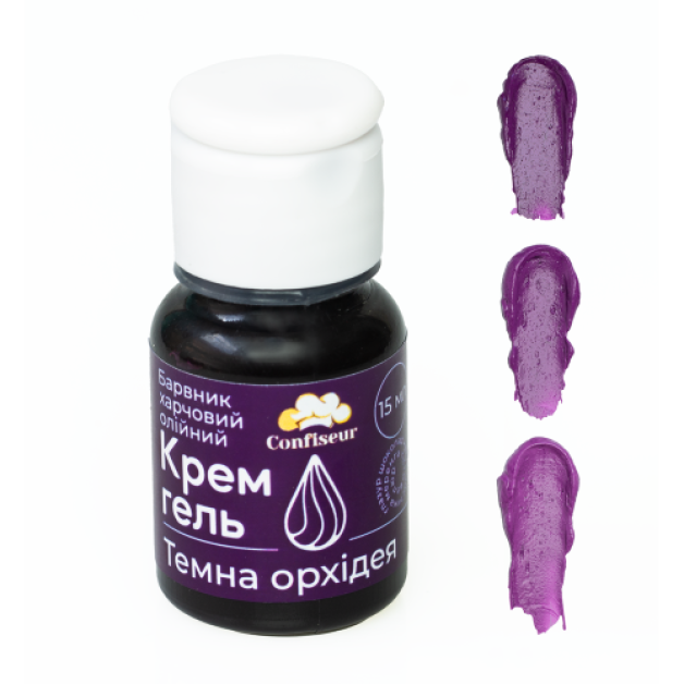 Барвник крем-гель confiseur Темна орхідея (олійний)