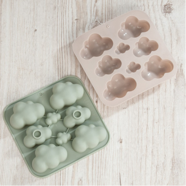 Форма силіконова "Хмаринки 8 шт"