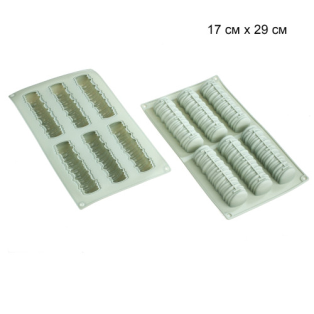 форма для євродесертів шарлотта еклери 6 шт