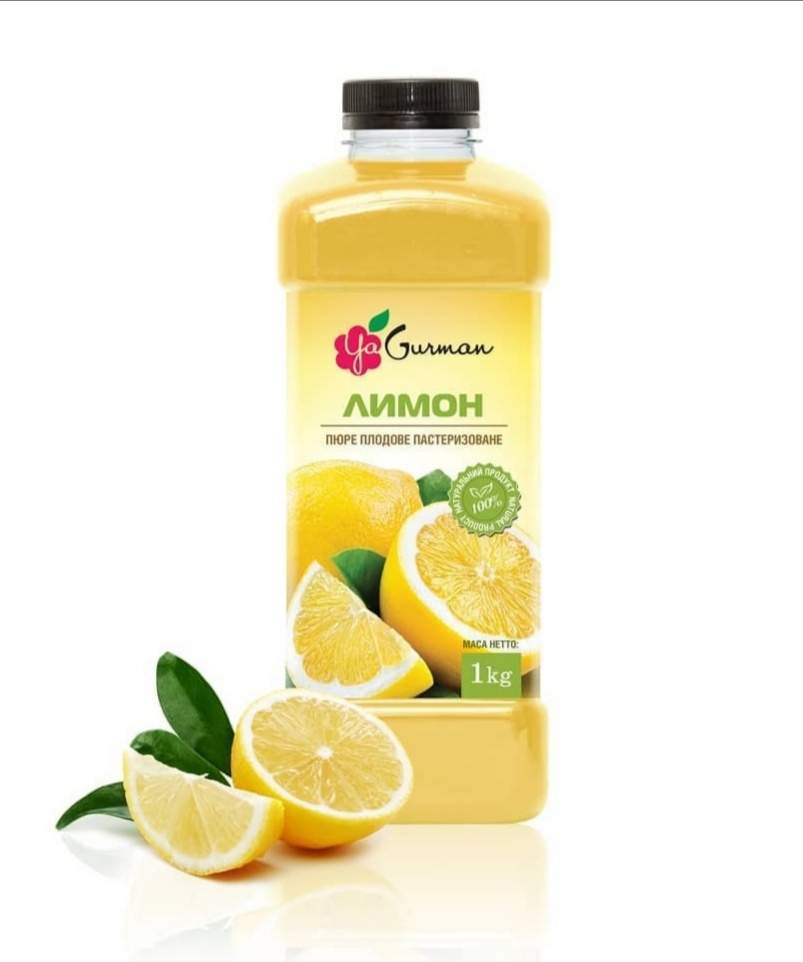 картинка Пюре лимону пастеризоване 10% 1 кг от магазина Центр Солодкого Декору