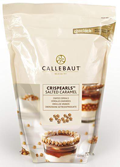 картинка Декор із шоколаду зі смаком соленої карамелі Crispearls™ Salted Caramel, Callebaut 50 грам. от магазина Центр Солодкого Декору