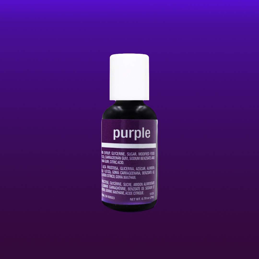 картинка Гелевий барвник chefmaster пурпуровий (purple ) 21 грам. от магазина Центр Солодкого Декору